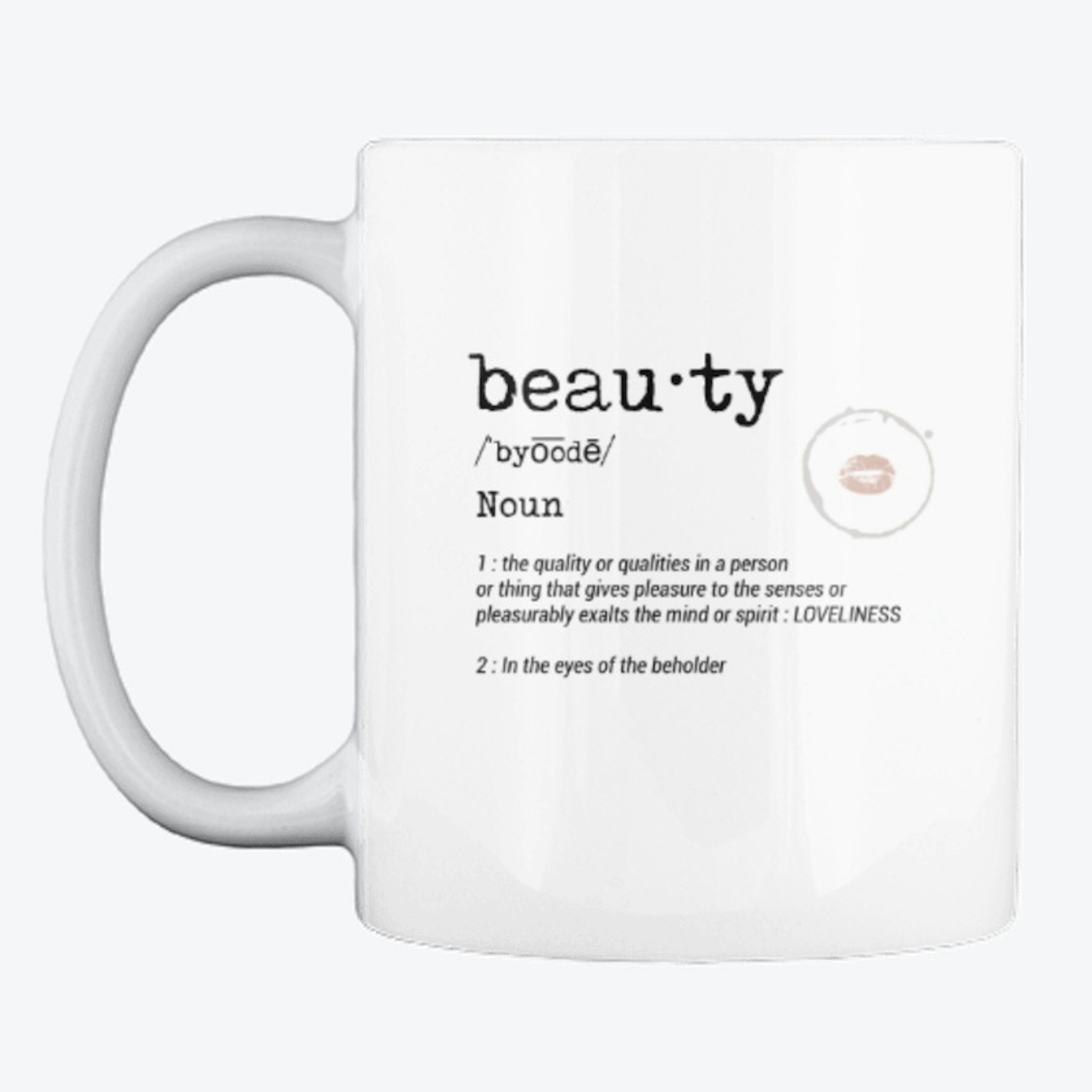 Beauty definition mug